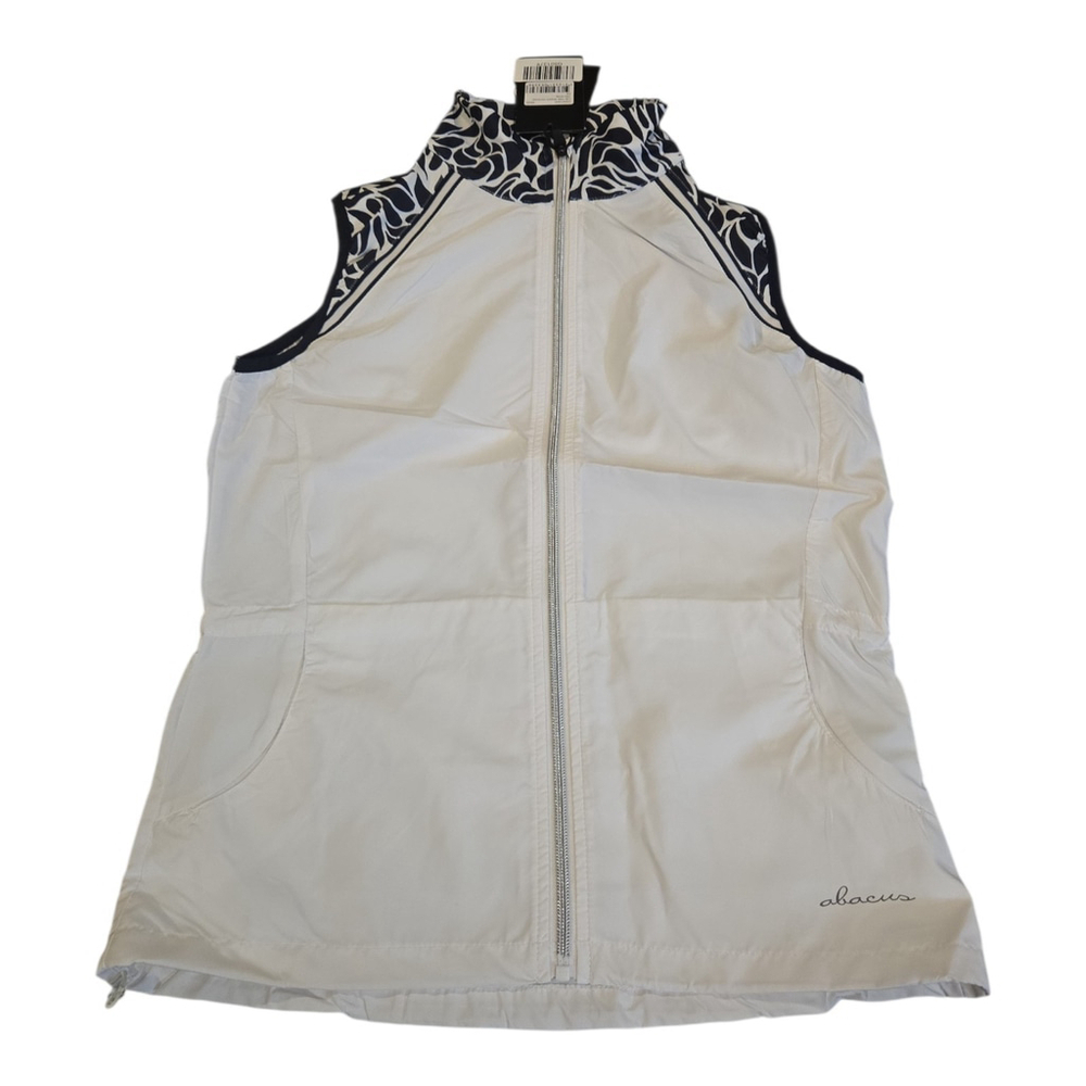 Ababcus Women's Golf Sport Hills Stretch Windvest Sz XS Pockets Zip Close(C-17)